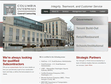 Tablet Screenshot of columbiadb.com